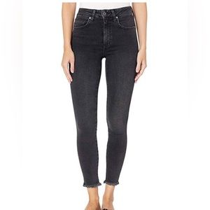 Free People We the Free High Waist Ankle Denim Leggings | Size 24